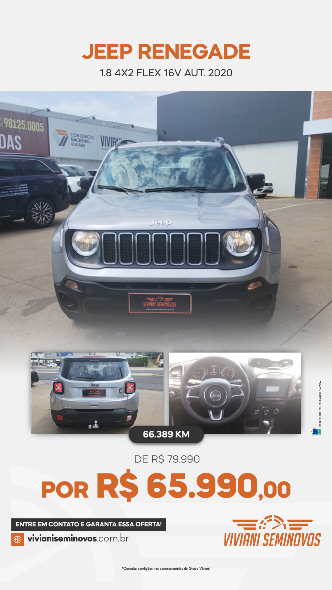 GJD0102 - Jeep Renegade1.8 4x2 Flex 16V Aut. 2020