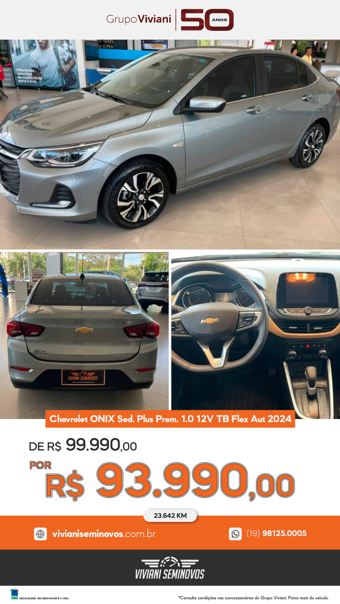 STD5840 - Chevrolet ONIX SED. Plus PREM. 1.0 12V TB Flex Aut 2024