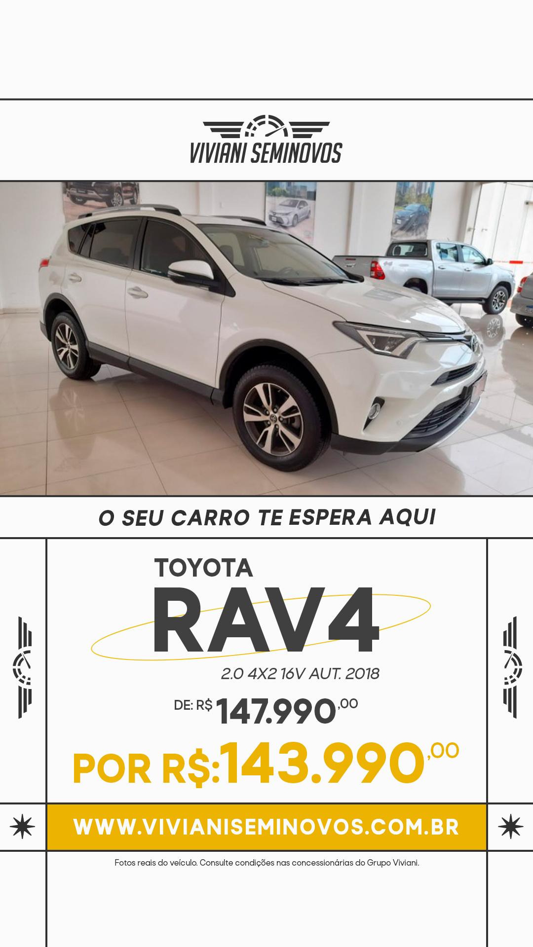 Toyota RAV4 2.0 4x2 16V Aut.