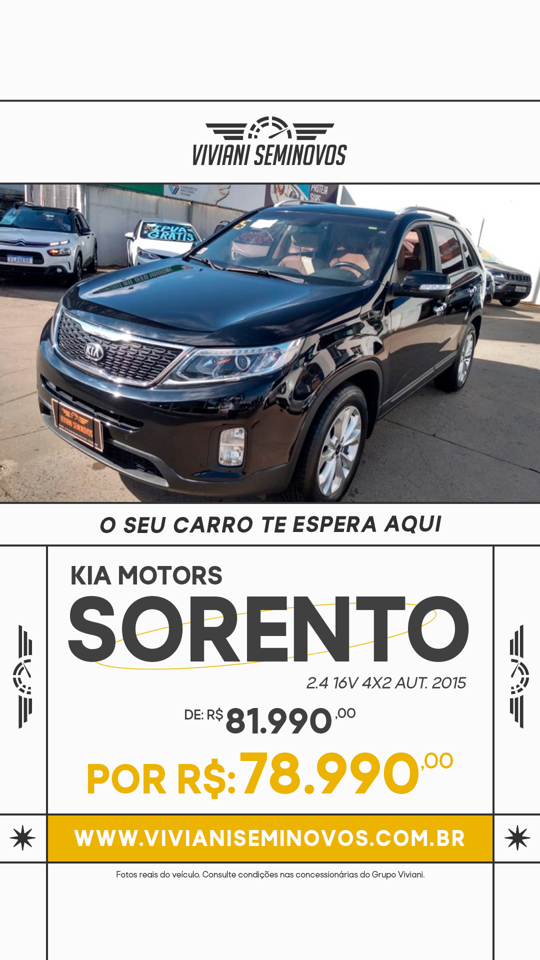 Kia Motors Sorento 2.4 16V 4x2 Aut.
