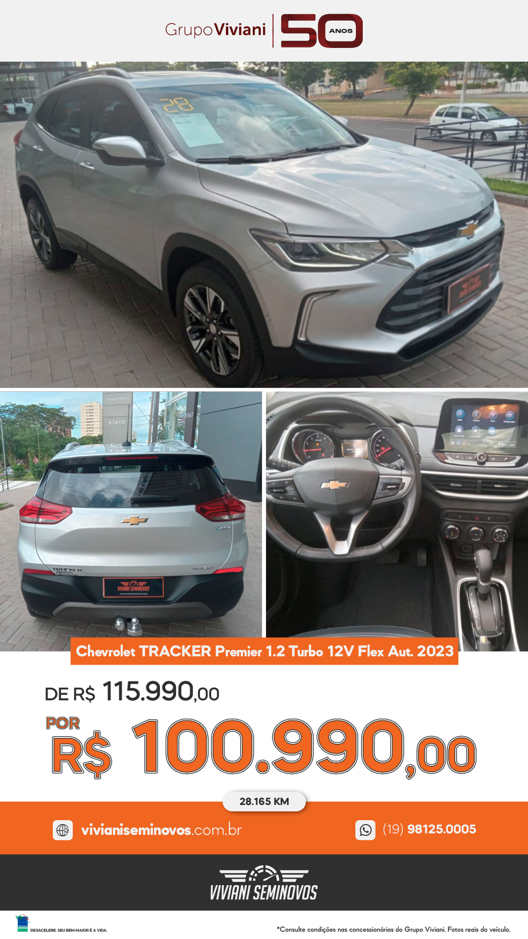 EGJ0I66 - Chevrolet TRACKER Premier 1.2 Turbo 12V Flex Aut. 2023